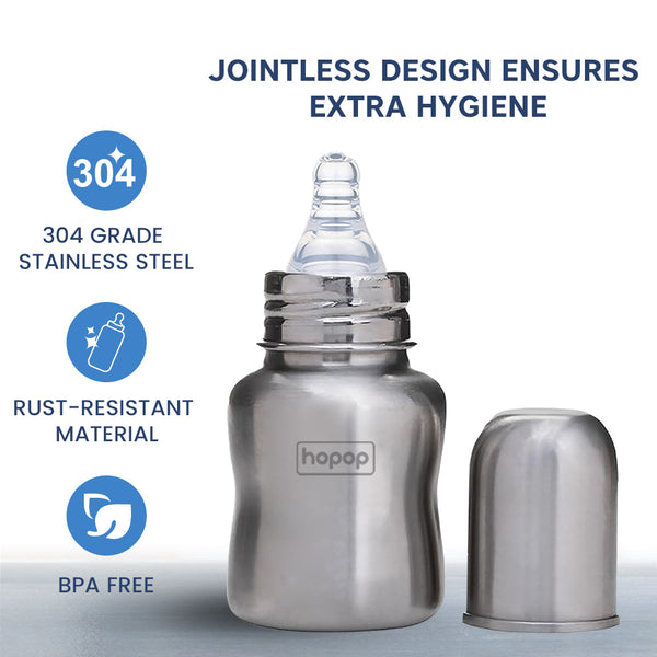 Hopop Baby Steel Feeding Bottle