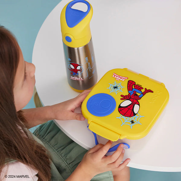 B.Box Mini Lunchbox with Adjustable Divider - Marvel Spidey
