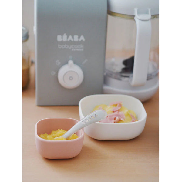 Beaba Silicone 3 Pieces Nesting Bowl Set - Velvet Grey