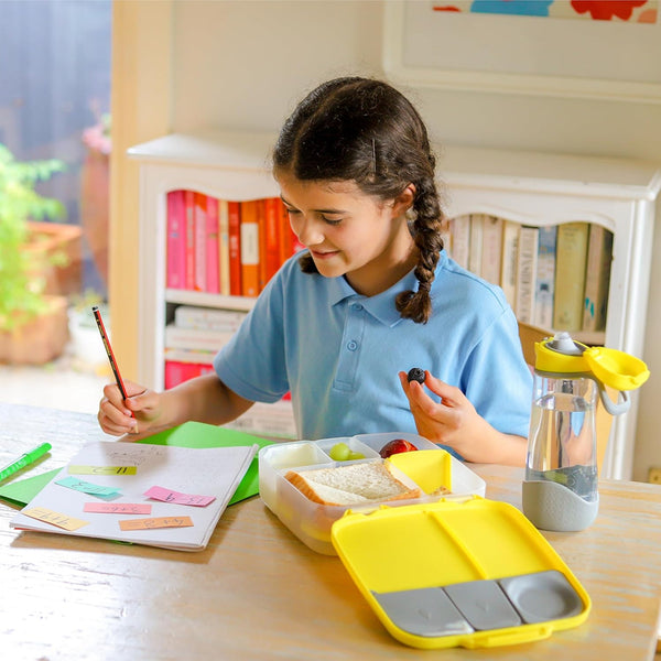 B.Box Lunch Box - Lemon Sherbet Yellow Grey