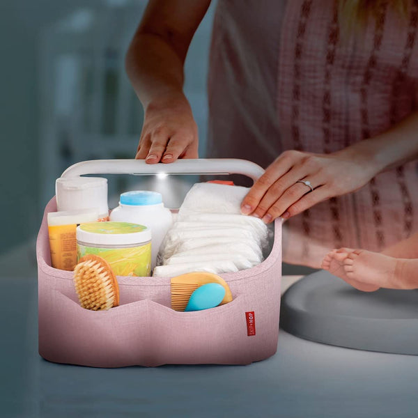 Skip Hop Diaper Caddy Light Up - Pink