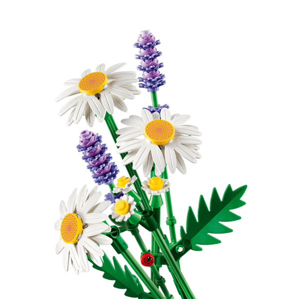 Lego Botanicals Daisies Flower Decor Building Set for Kids