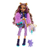 Barbie Monster High Clawdeen Wolf Fashion Doll With Pet Dog Crescent And Accessorie