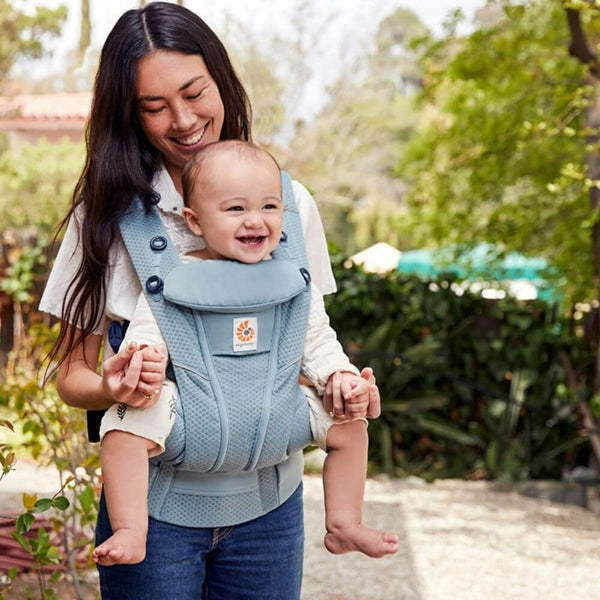 Ergobaby Omni Breeze Baby Carrier SoftFlex Mesh - Slate Blue