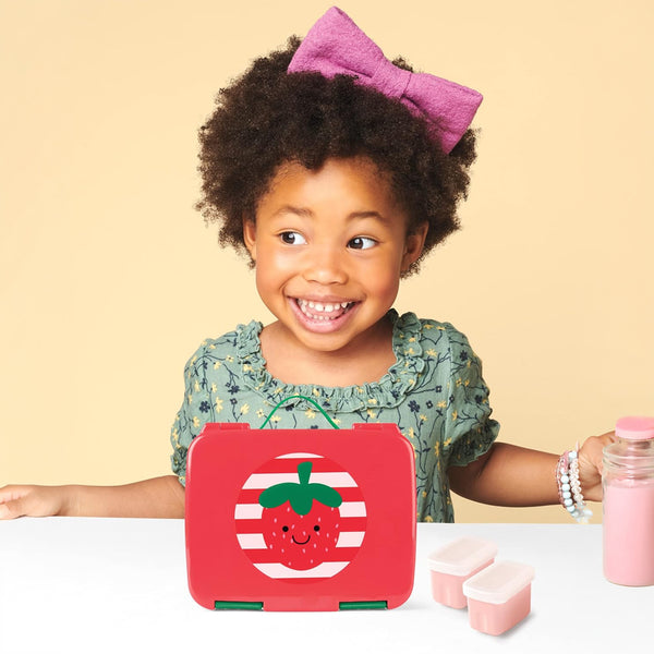 Skip Hop Lunch Box Spark Style Bento Lunch Box (3 to 6 Years) - Strawberry