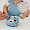B.Box Silicone Bowl Plus Lid With Suction Base - Ocean Blue