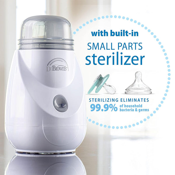 Dr.Browns Insta Feed Bottle Warmer & Sterilizer - Grey & White