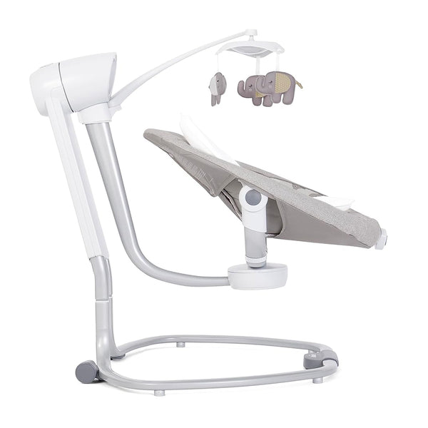 Joie Serina Swivel Modern Automatic Electric Baby Swing - Elephant Duo - Dezine Kids
