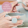 B.Box Silicone Bowl Plus Lid With Suction Base - Sage Green