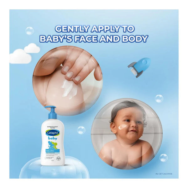 Cetaphil Baby Daily Lotion with Shea Butter, Vitamin E & Pro-Vitamin B5 - 400 ml