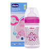 Chicco Well Being 0M+ Slow Flow Baby Bottle 150ml - Pink