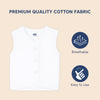 Hopop Front Open Sleeveless Cotton Vest for Babies - Dezine Kids