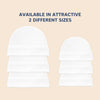 Hopop Soft & Comfortable Cotton Baby Caps Pack of 3 - White - Dezine Kids