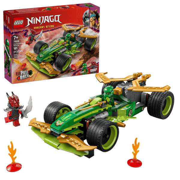 Lego Ninjago Lloyd’s Pull Back Race Car - Dezine Kids