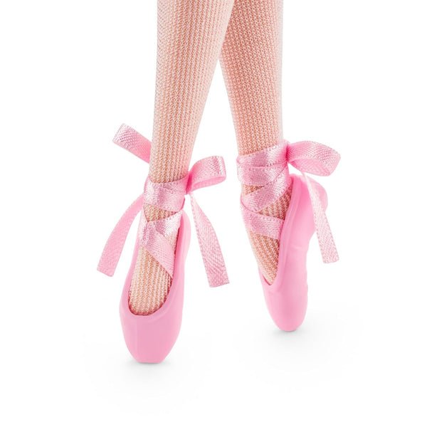 Barbie Signature Ballet Wishes Doll (Brunette, 12 in), Posable, Wearing Ballerina Costume - Dezine Kids