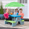 Step2 Sun & Shade Picnic Table with Umbrella - Dezine Kids