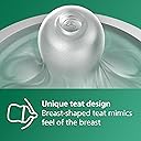 Philips Avent Natural Response Glass Baby Bottle with Slow Flow Teat (Flow 2) - 125 ml