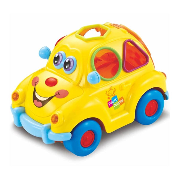 Hola Musical Super Fun Shape Sorter Fruit Car - Dezine Kids