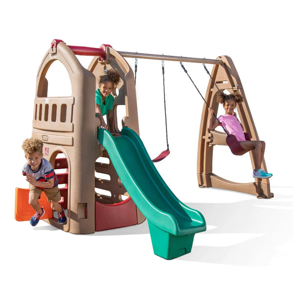 Step2 Naturally Playful Playhouse Climber & Swing Extension - Dezine Kids