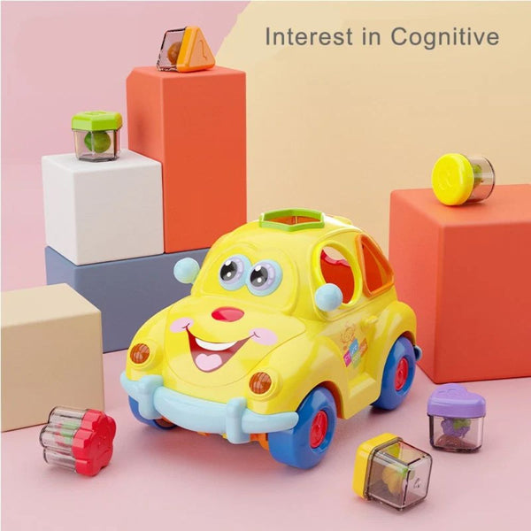 Hola Musical Super Fun Shape Sorter Fruit Car - Dezine Kids