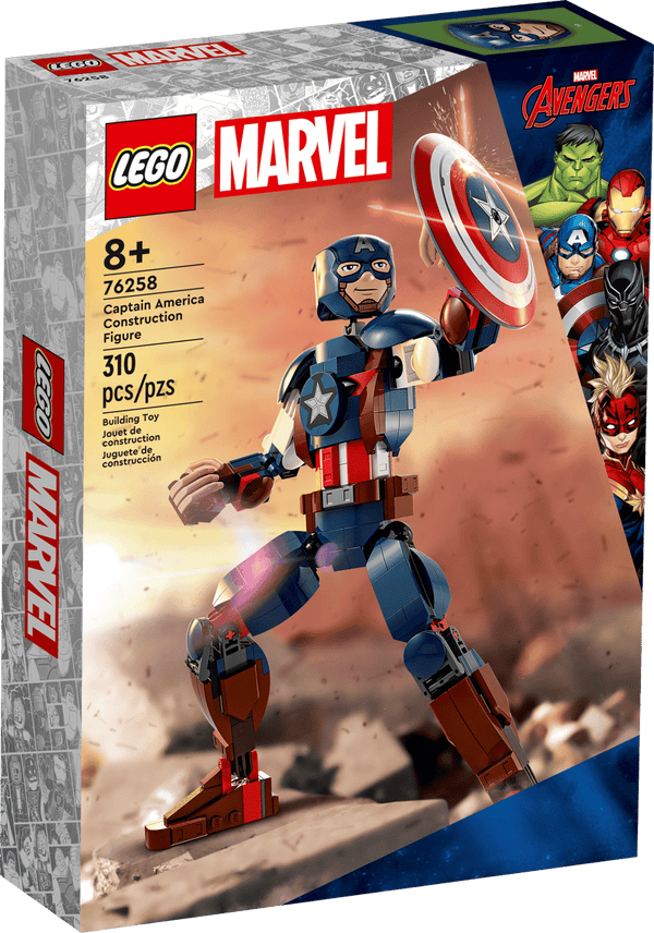 Lego Marvel Captain America Construction Figure - Dezine Kids