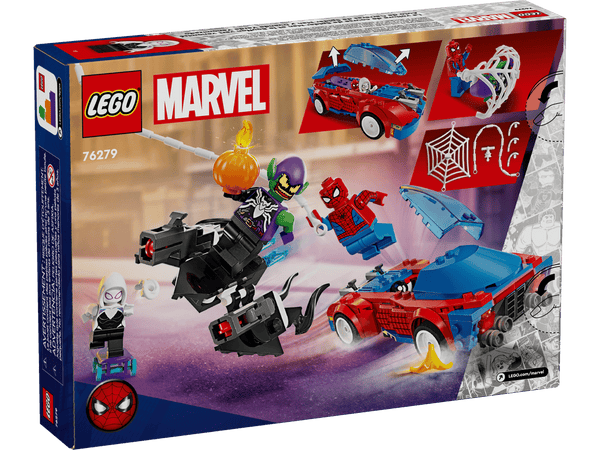 Lego Marvel Spider Man Race Car & Venom Green Goblin - Dezine Kids