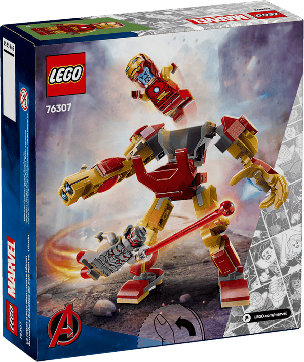 Lego Marvel Iron Man Mech vs. Ultron Buildable Super Hero Figure - Dezine Kids