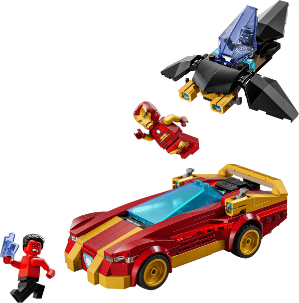 Lego Marvel Iron Man Car & Black Panther vs. Red Hulk - Dezine Kids
