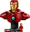 Lego Marvel Iron Man MK4 Bust, Buildable Model for Adults - Dezine Kids
