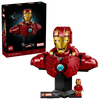 Lego Marvel Iron Man MK4 Bust, Buildable Model for Adults - Dezine Kids