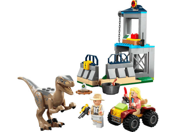 Lego Jurassic Park Velociraptor Escape Building Toy Set - Dezine Kids