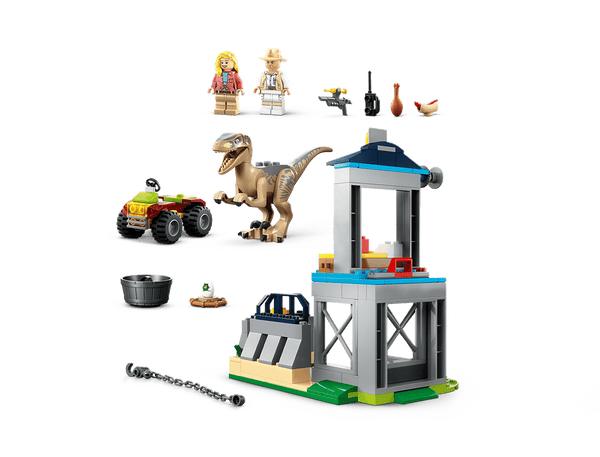 Lego Jurassic Park Velociraptor Escape Building Toy Set - Dezine Kids