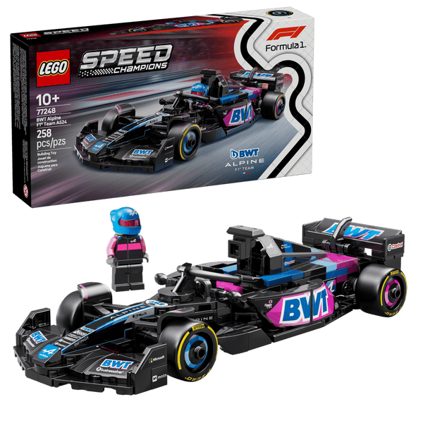 Lego Speed Champions BWT Alpine F1 Team A524 Race Car Toy Vehicle - Dezine Kids