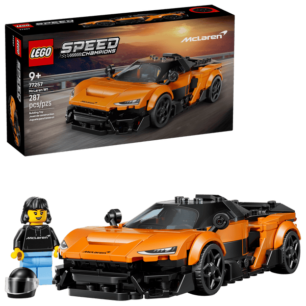 Lego Speed Champions McLaren W1, The Real Supercar with 1 Minifigure - Race Car - Dezine Kids
