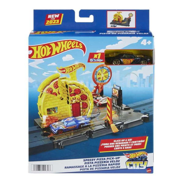 Hot Wheels City Speedy Pizza Pick Up Play Set