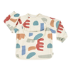 Beaba 2 in 1 Waterproof Bib with Detachable Sleeves, Foldable Food Catcher Pocket - Playful Print - Dezine Kids