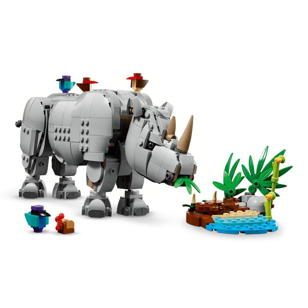 Lego Creator Wild Animals Majestic Rhino with Birds