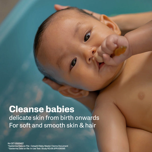 Cetaphil Baby Wash & Shampoo With Organic Calendula - 230 ml - Dezine Kids