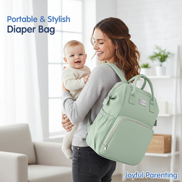 Hopop Portable & Stylish Baby Diaper Bag - Dezine Kids