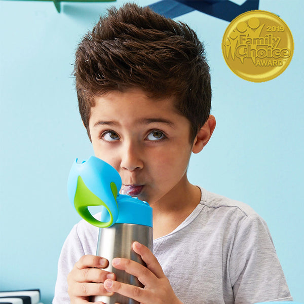 B.Box Insulated Drink Bottle Sipper 350 ml - Ocean Breeze Blue Green