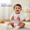 Hopop Silicone Baby Teether | Sensory Chew Toy for Gum Relief | Pack of 1- Assorted - Dezine Kids