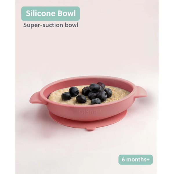 Bibado Silicone Suction Bowl - Blush