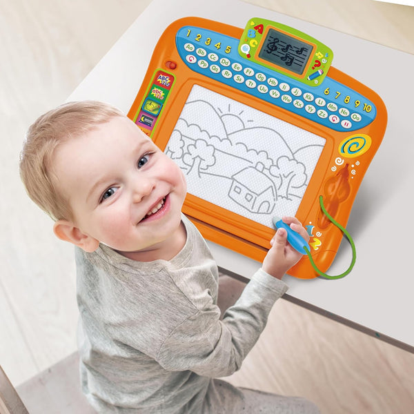 Winfun Write 'N Draw Learning BoardMagnetic Writing Pad with LCD