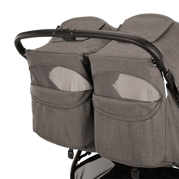 Nuna TRVL Dubl Twin Baby Stroller - Granite