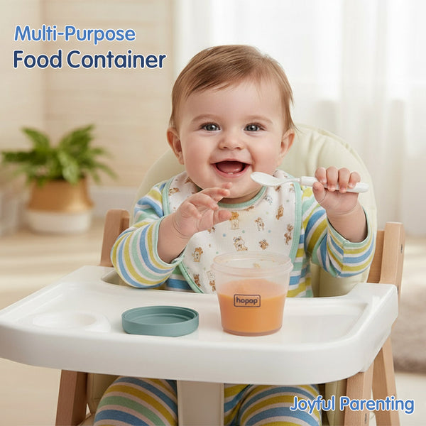 Hopop Baby Multi-Functional Food Storage Containers – Set of 4 - Dezine Kids