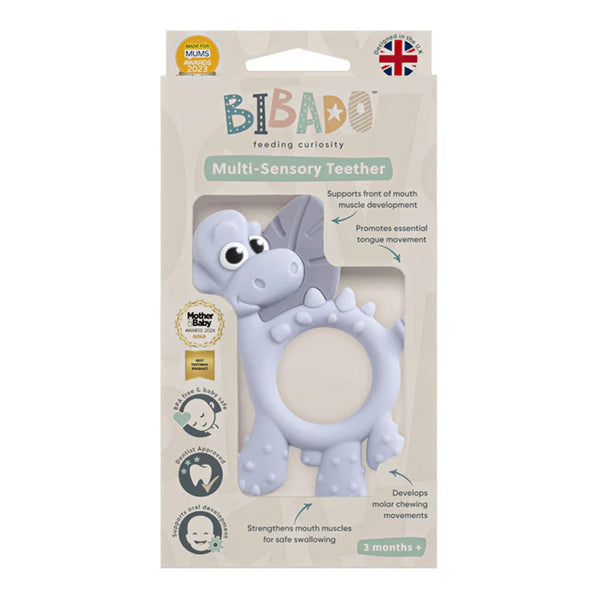 Bibado Dotty The Dinosaur Silicone Teether - Mist