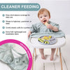Bibado Short Sleeve Coverall Weaning Bib - Dino Roar