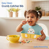 Hopop Easy Clean Crumb Catcher Silicone Bib - Dezine Kids