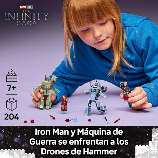 Lego Marvel Iron Man & War Machine vs. Hammer Drones