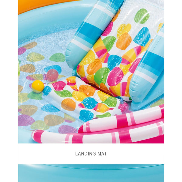 Intex Candy Fun Inflatable Play Center with Slide - Dezine Kids